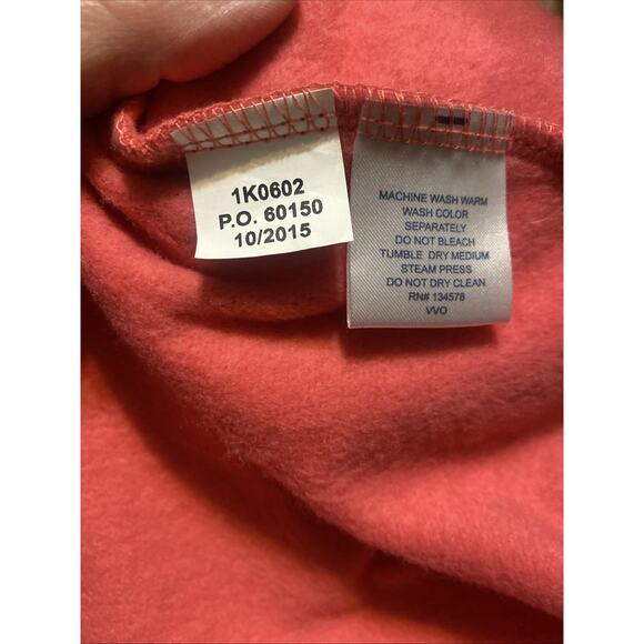 Vineyard Vines Pullover Sweater Mens 2XL XXL Pink Preppy Casual 1/4 Zip - Picture 5 of 9